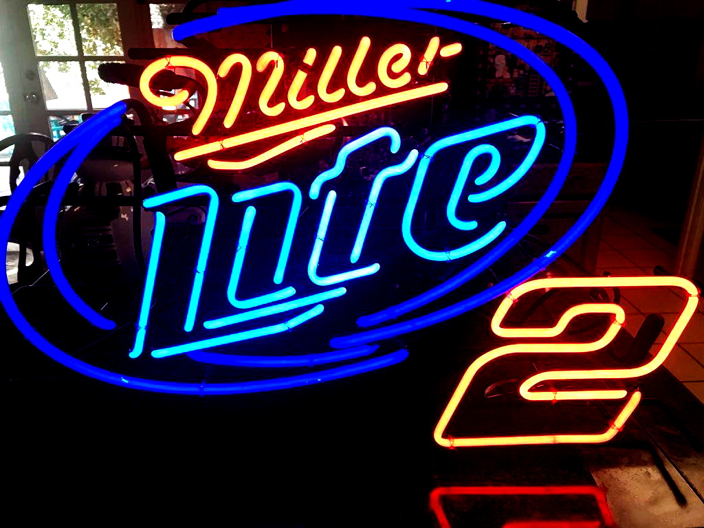 Miller Lite 2 Neon Sign
